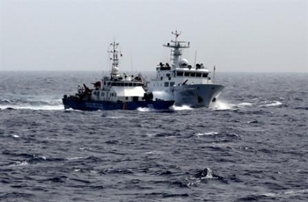 Les navires d’escorte chinois ne laissent pas de répit